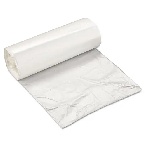 High-Density Commercial Can Liners, 10 Gal, 5 Microns, 24" X 24", Natural, 1,000-Carton 1