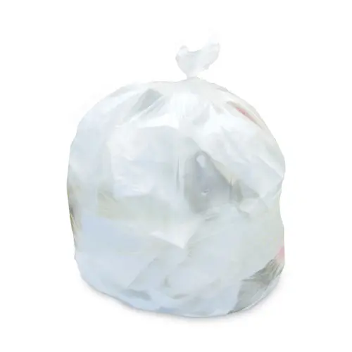 High-Density Waste Can Liners, 16 Gal, 12 Microns, 24 X 33, Natural, 500-Carton 1