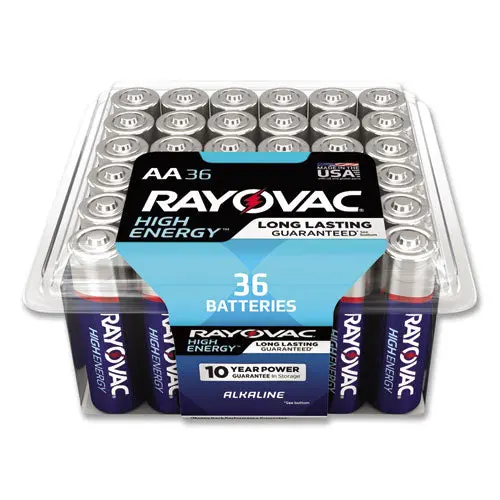 High Energy Premium Alkaline Aa Batteries, 36-Pack 1