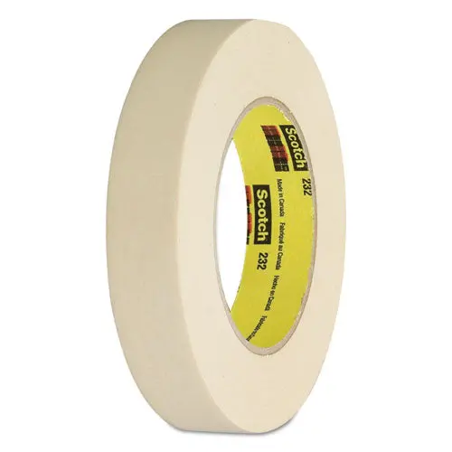 High-Performance Masking Tape 232, 3" Core, 24 Mm X 55 M, Tan 1