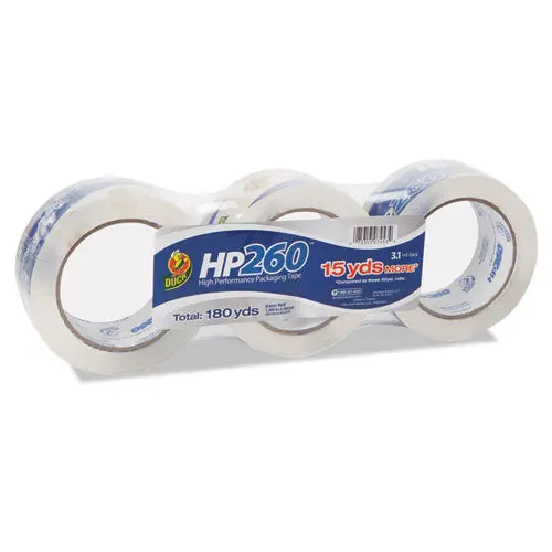 Hp260 Packaging Tape, 3" Core, 1.88" X 60 Yds, Clear, 3-Pack 1