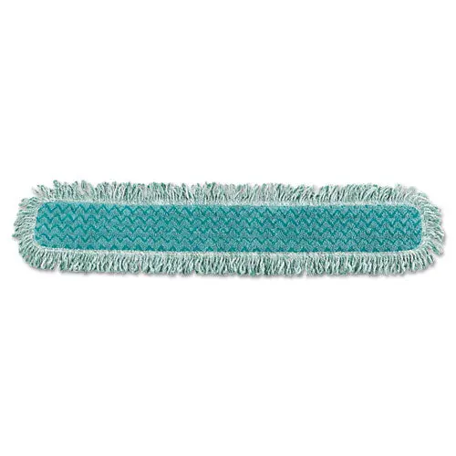 Hygen Dry Dusting Mop Heads With Fringe, 36", Microfiber, Green 1
