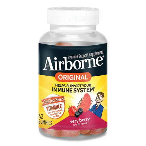 Immune Support Gummies, Very Berry, 42-Bottle 1