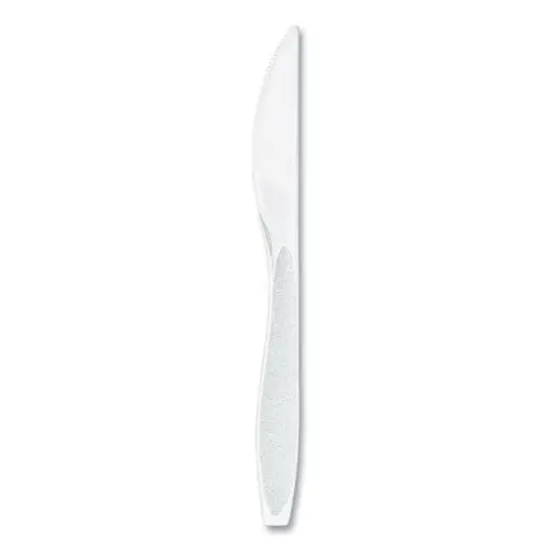 Impress Heavyweight Full-Length Polystyrene Cutlery, Knife, White, 100/Box 1