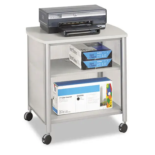 Impromptu Machine Stand, One-Shelf, 26.25W X 21D X 26.5H, Gray 1
