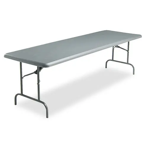 Indestructables Too 1200 Series Folding Table, 96W X 30D X 29H, Charcoal 1