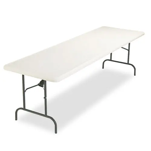 Indestructables Too 1200 Series Folding Table, 96W X 30D X 29H, Platinum 1