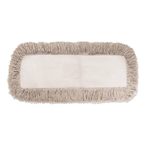Industrial Dust Mop Head, Hygrade Cotton, 48W X 5D, White 1
