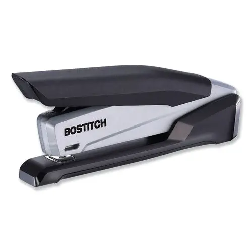 Inpower Spring-Powered Premium Desktop Stapler, 28-Sheet Capacity, Black-Gray 1