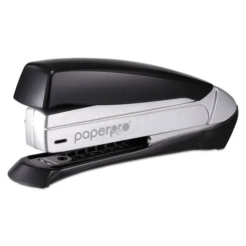 Inspire Premium Spring-Powered Full-Strip Stapler, 20-Sheet Capacity, Black-Silver 1