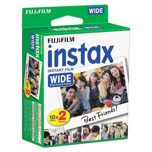 Instax Wide Film Twin Pack, 800 Asa, 20-Exposure Roll 1