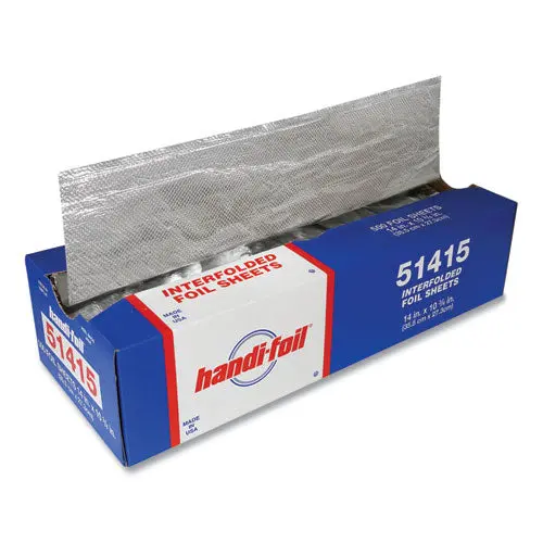 Interfolded Foil Sheets, 14 X 10.75, 6/Carton 1