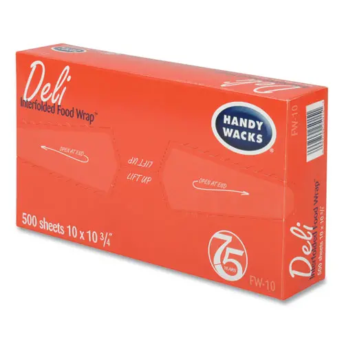 Interfolded Food Wrap, 10.75 X 10, 500 Box, 12 Boxes/Carton 1