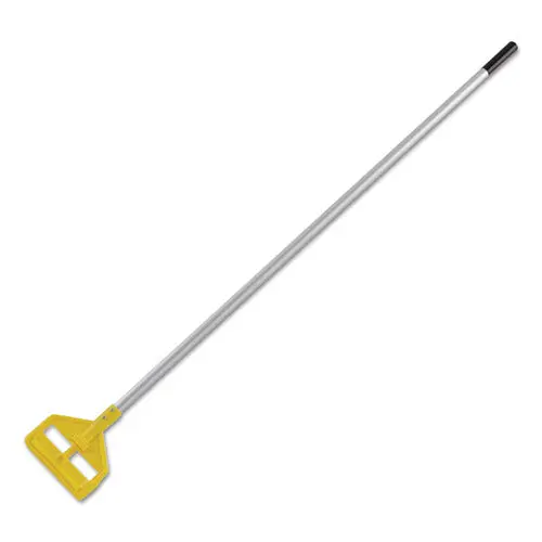 Invader Aluminum Side-Gate Wet-Mop Handle, 60", Gray-Yellow 1