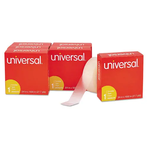 Invisible Tape, 1" Core, 0.75" X 83.33 Ft, Clear, 6-Pack 1