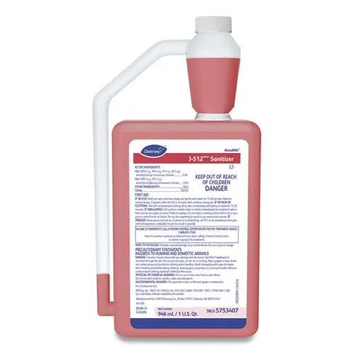 J-512Tm-Mc Santizer, 32 Oz Accumix Bottle, 6-Carton 1