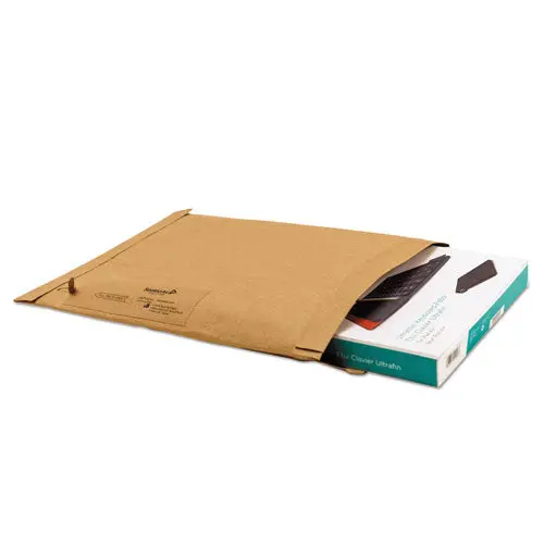 Jiffy Padded Mailer, #0, Paper Lining, Fold Flap Closure, 6 X 10, Natural Kraft, 250-Carton 1