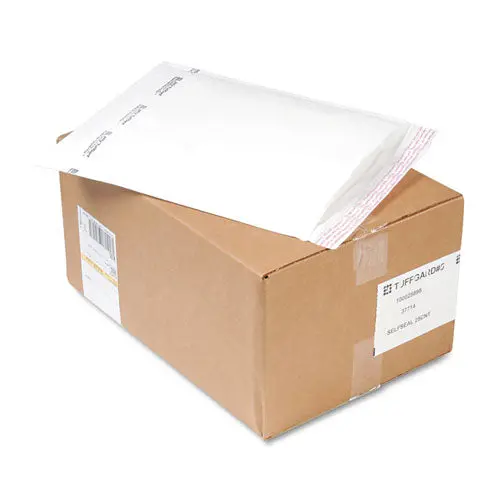 Jiffy Tuffgard Self-Seal Cushioned Mailer, #5, Barrier Bubble Lining, Self-Adhesive Closure, 10.5 X 16, White, 25-Carton 1