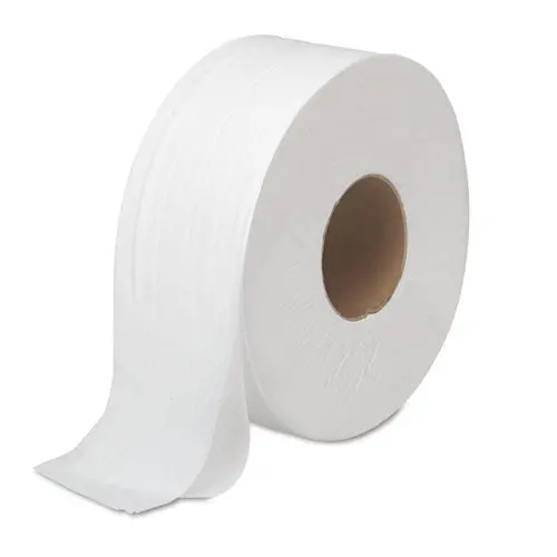 Jrt Bath Tissue, Jumbo, Septic Safe, 2-Ply, White, 3.5" X 1000 Ft, 12 Rolls-Carton 1