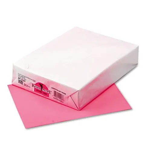 Kaleidoscope Multipurpose Colored Paper, 24Lb, 8.5 X 11, Hyper Pink, 500-Ream 1
