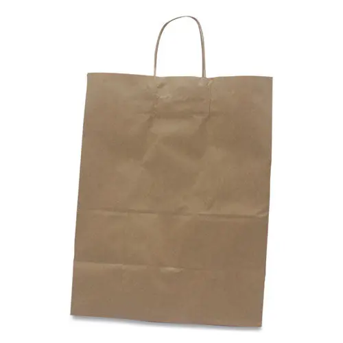 Kraft Paper Bags, 13" X 7" X 17", Kraft, 250/Carton 1