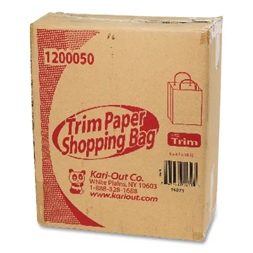 Kraft Paper Bags, 8" X 5" X 11", Kraft, 250/Carton 1