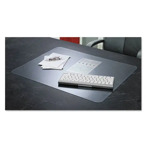 Krystalview Desk Pad With Antimicrobial Protection, 17 X 12, Matte Finish, Clear 1