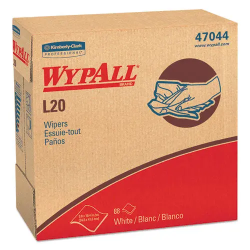 L20 Towels, Pop-Up Box, 4-Ply, 9 1-10 X 16 4-5, White, 88-Box, 10-Carton 1