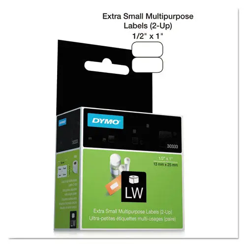 Labelwriter Multipurpose Labels, 0.5" X 1", White, 1000 Labels-Roll 1