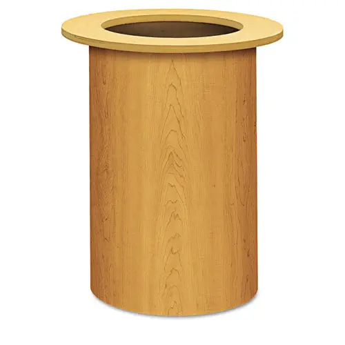 Laminate Cylinder Table Base, 18" Dia. X 28H, Harvest 1