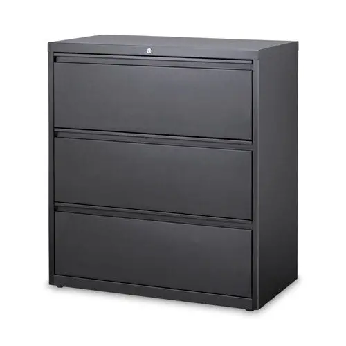 Lateral File Cabinet, 3 Letter-Legal-A4-Size File Drawers, Charcoal, 36 X 18.62 X 40.25 1