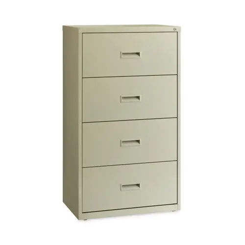 Lateral File Cabinet, 4 Letter-Legal-A4-Size File Drawers, Putty, 30 X 18.62 X 52.5 1
