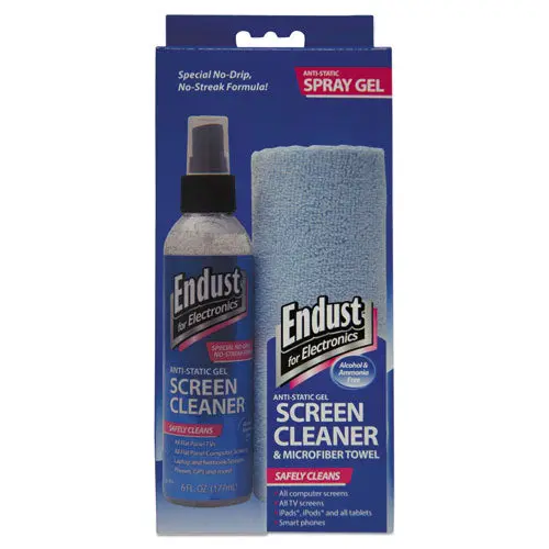 Lcd-Plasma Cleaning Gel Spray, 6Oz, Pump Spray W-Microfiber Cloth 1