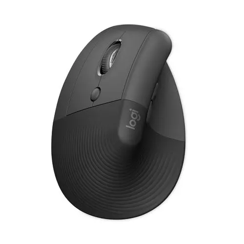 Lift For Business Vertical Ergonomic Mouse, 2.4 Ghz Frequency-32 Ft Wireless Range, Right Hand Use, Graphite 1