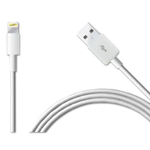 Lightning Cable, 3 1-2 Ft, White 1