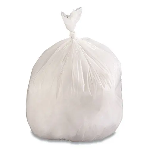 Linear Low Density Industrial Can Liners, 30 Gal, 0.7 Mil, 30 X 36, White, 200-Carton 1