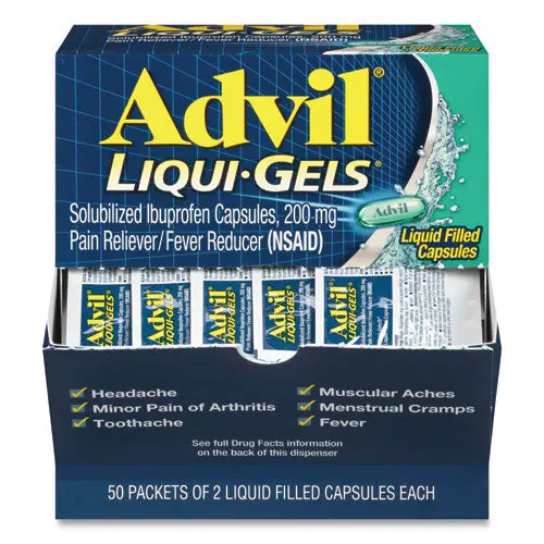 Liqui-Gels, Two-Pack, 50 Packs-Box 1