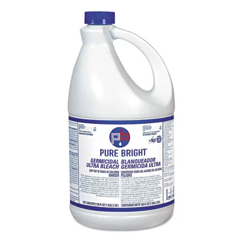 Liquid Bleach, 1 Gal Bottle, 6-Carton 1