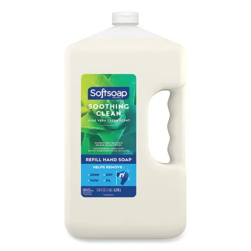 Liquid Hand Soap Refill With Aloe, Aloe Vera Fresh Scent,  1 Gal Refill Bottle, 4/Carton 1