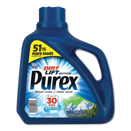 Liquid Laundry Detergent, Mountain Breeze, 150 Oz, Bottle 1