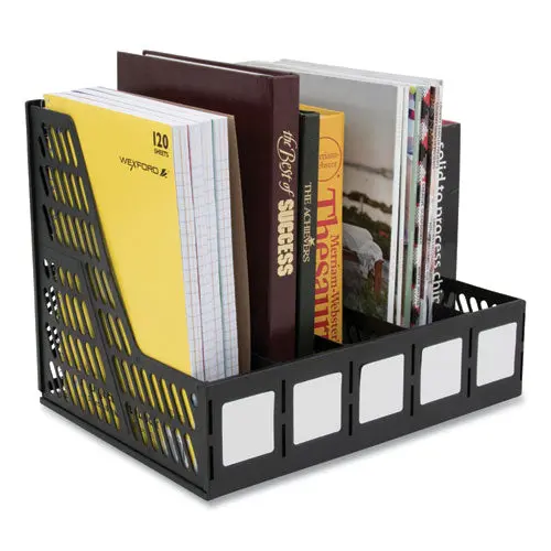 Literature File, Five Slots, Black 1