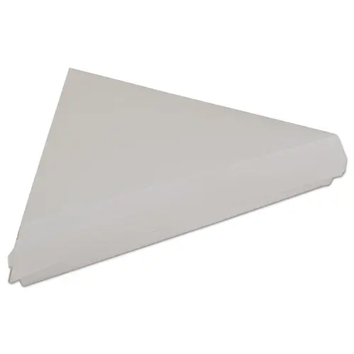 Lock-Corner Pizza Boxes, For 8" Slices, 9.25 X 9 X 1.69, White, 400-Carton 1