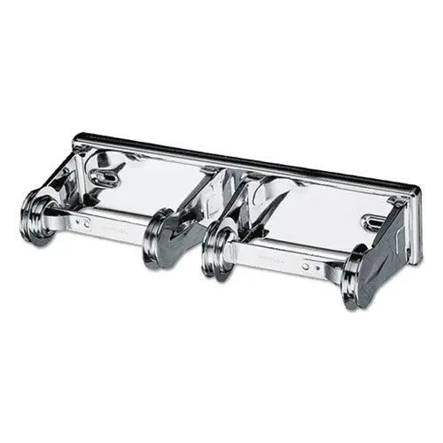 Locking Toilet Tissue Dispenser, 12 3-8 X 4 1-2 X 2 3-4, Chrome 1