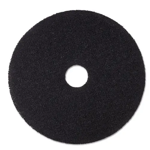 Low-Speed Stripper Floor Pad 7200, 19" Diameter, Black, 5-Carton 1