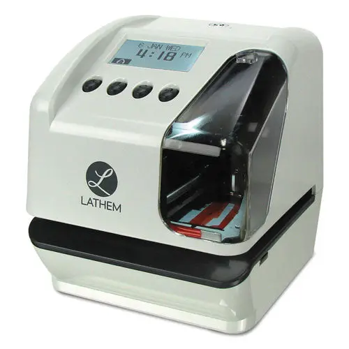 Lt5000 Electronic Time And Date Stamp, Electronic, Cool Gray 1