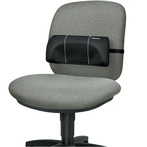 Lumbar Back Support, 12W X 3.13D X 5.19H, Black 1