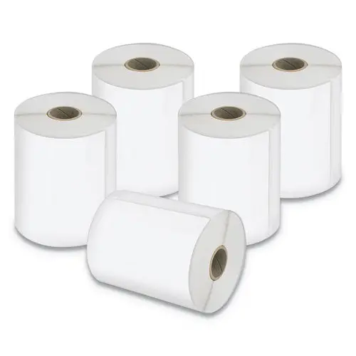 Lw Extra-Large Shipping Labels, 4" X 6", White, 220-Roll, 5 Rolls-Pack 1