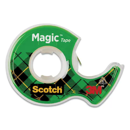 Magic Tape In Handheld Dispenser, 1" Core, 0.5" X 66.66 Ft, Clear 1