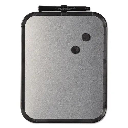 Magnetic Dry Erase Board, 11 X 14, Black Plastic Frame 1