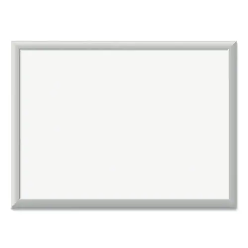 Magnetic Dry Erase Board With Aluminum Frame, 24 X 18, White Surface, Silver Frame 1